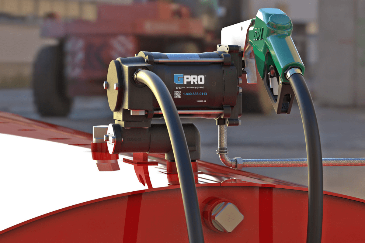 GPRO Pump on Red Fuel Tank