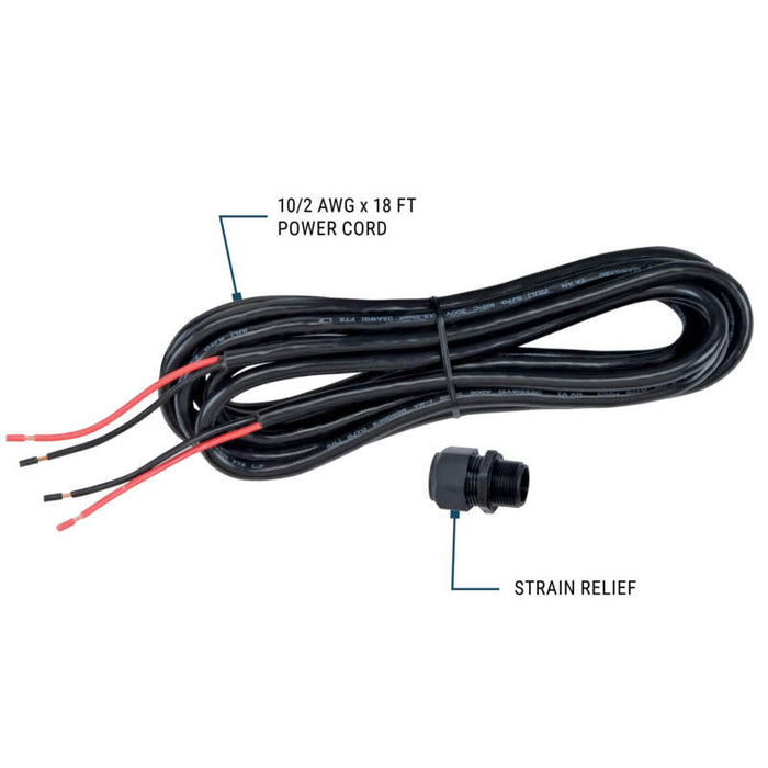 Power Cord Suits 12V Fuel Transfer Pumps - AWG10 x 5.5m